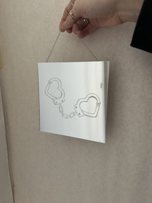 Heart Handcuffs Mirror